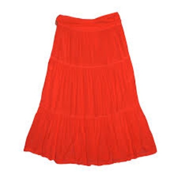 Vineyard vines coral maxi skirt beautiful for summer size 10 - Picture 1 of 5